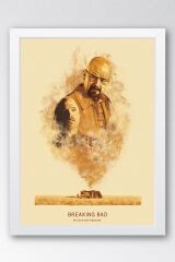 Breaking Bad Çerçeveli Tablo - Dizi Afişi Poster Tablo