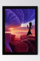 Rick and Morty Çerçeveli Tablo - Rick and Morty Animasyon Fim Posteri Tablo
