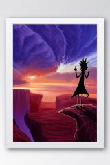 Rick and Morty Çerçeveli Tablo - Rick and Morty Animasyon Fim Posteri Tablo