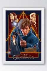 Fantastik Canavarlar Çerçeveli Tablo - Newt Scamander Poster Tablo