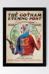 Harley Quinn Çerçeveli Tablo - Suicide Squad Film Posteri Tablo