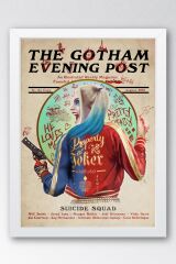 Harley Quinn Çerçeveli Tablo - Suicide Squad Film Posteri Tablo