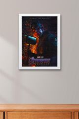 Avengers Çerçeveli Tablo - Kaptan Amerika Yenilmezler Marvel Poster Tablo