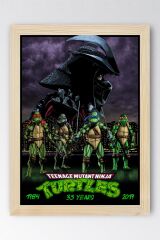Ninja Kaplumbağalar Çerçeveli Tablo - Teenage Mutant Ninja Turtles Film Posteri Tablo