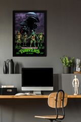 Ninja Kaplumbağalar Çerçeveli Tablo - Teenage Mutant Ninja Turtles Film Posteri Tablo
