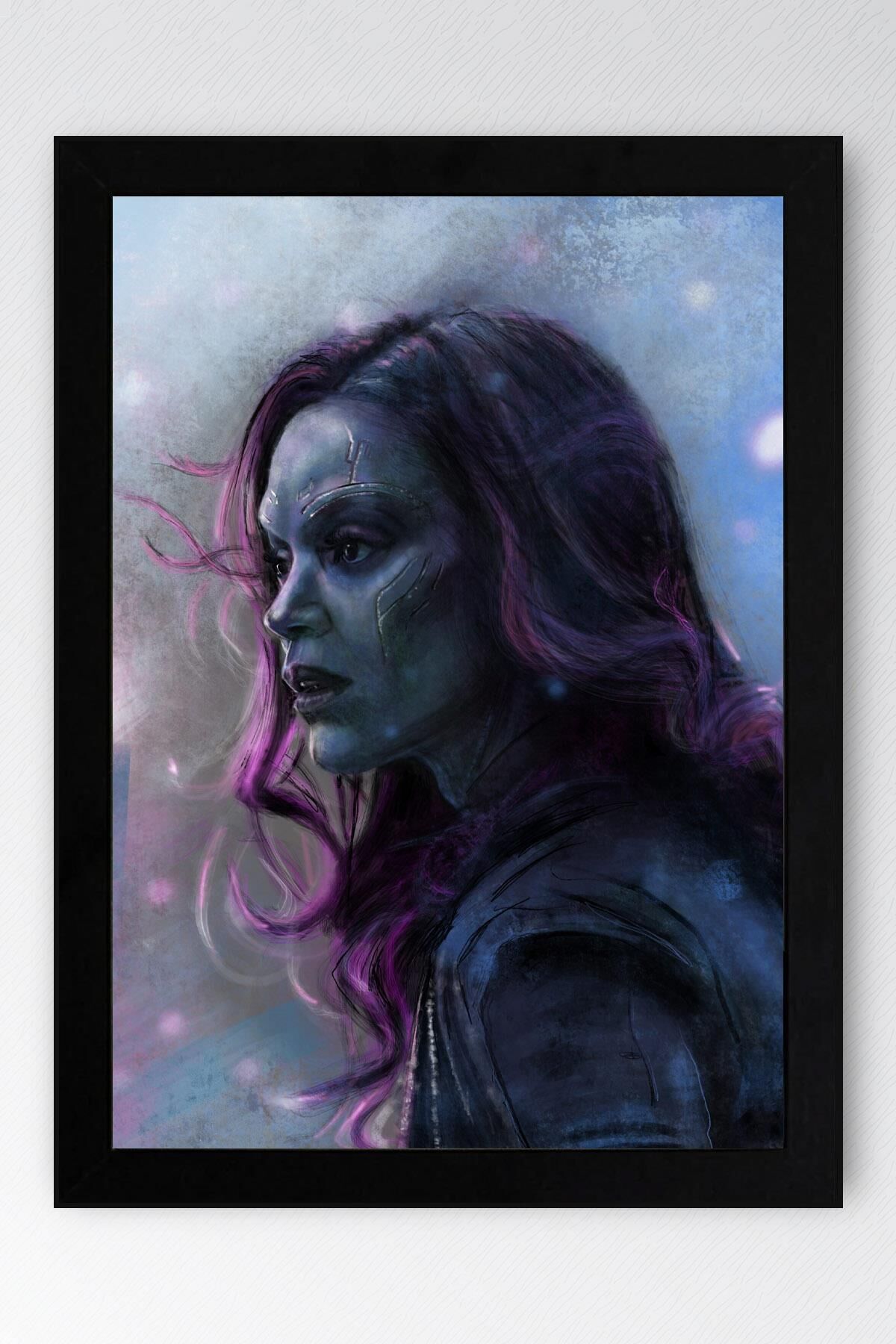 Gamora Çerçeveli Tablo - Avengers Film Posteri Tablo