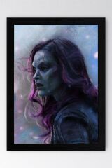 Gamora Çerçeveli Tablo - Avengers Film Posteri Tablo