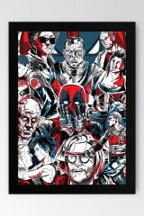 Deadpool Çerçeveli Tablo - Marvel Film Poster Tablo