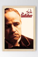 The Godfather Çerçeveli Tablo - Vito Corleone Baba Film Posteri Tablo