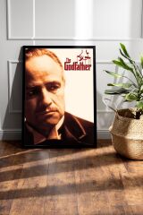 The Godfather Çerçeveli Tablo - Vito Corleone Baba Film Posteri Tablo