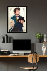 Fantastik Canavarlar Çerçeveli Tablo - Film Afişi Poster Tablo