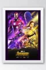Avengers Çerçeveli Tablo - Yenilmezler Marvel Poster Tablo