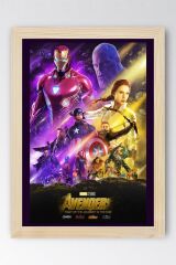 Avengers Çerçeveli Tablo - Yenilmezler Marvel Poster Tablo