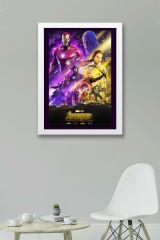 Avengers Çerçeveli Tablo - Yenilmezler Marvel Poster Tablo