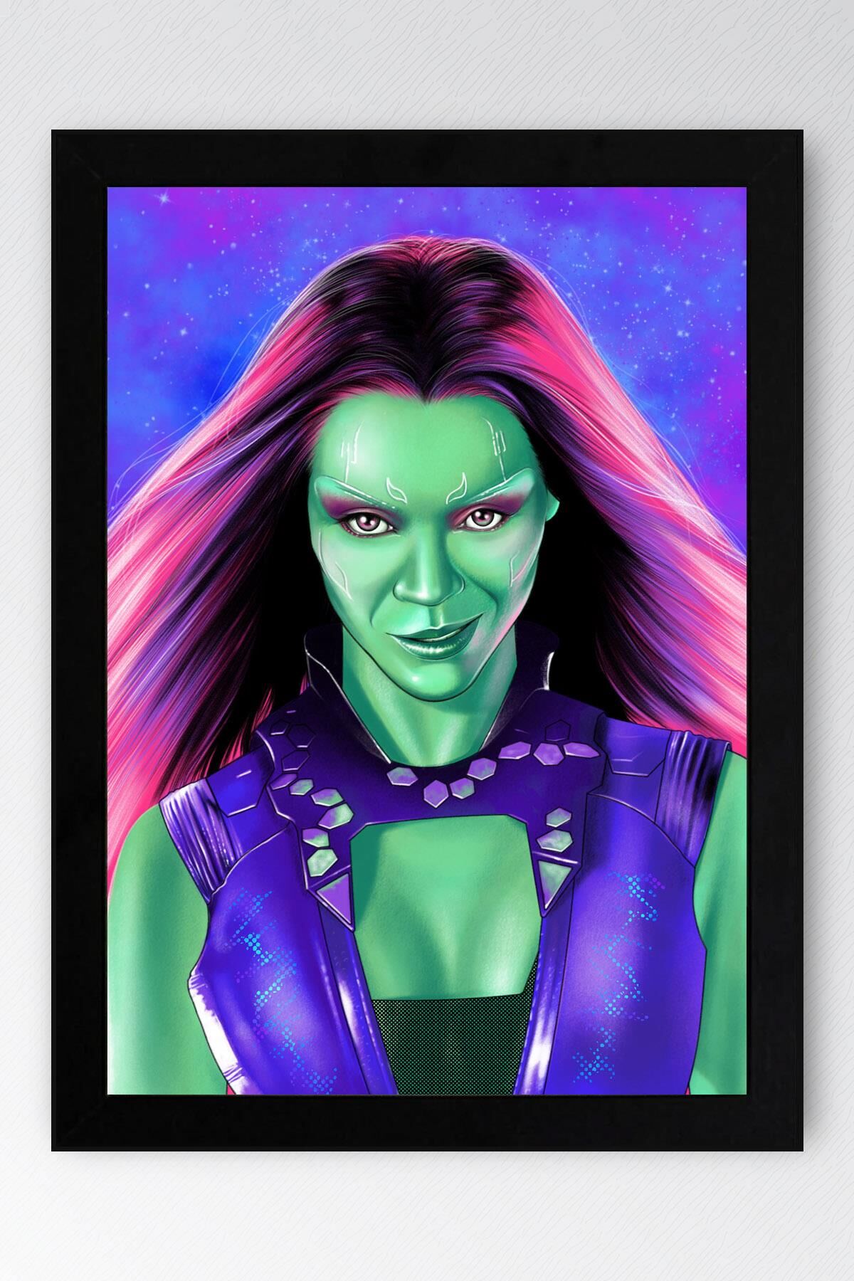 Gamora Çerçeveli Tablo - Avengers Film Posteri Tablo