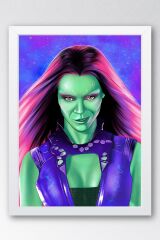 Gamora Çerçeveli Tablo - Avengers Film Posteri Tablo