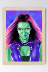Gamora Çerçeveli Tablo - Avengers Film Posteri Tablo