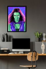 Gamora Çerçeveli Tablo - Avengers Film Posteri Tablo