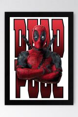 Deadpool Çerçeveli Tablo - Marvel Film Poster Tablo