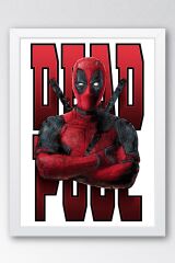 Deadpool Çerçeveli Tablo - Marvel Film Poster Tablo