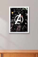 Avengers Çerçeveli Tablo - Yenilmezler Marvel Poster Tablo