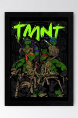 Ninja Kaplumbağalar Çerçeveli Tablo - Teenage Mutant Ninja Turtles Film Posteri Tablo