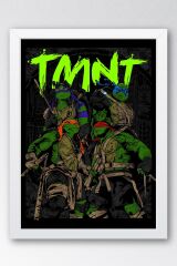 Ninja Kaplumbağalar Çerçeveli Tablo - Teenage Mutant Ninja Turtles Film Posteri Tablo