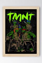 Ninja Kaplumbağalar Çerçeveli Tablo - Teenage Mutant Ninja Turtles Film Posteri Tablo