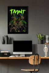 Ninja Kaplumbağalar Çerçeveli Tablo - Teenage Mutant Ninja Turtles Film Posteri Tablo