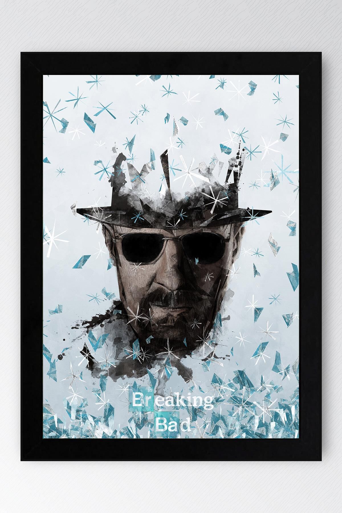 Breaking Bad Çerçeveli Tablo - Dizi Afişi Poster Tablo