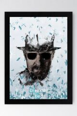 Breaking Bad Çerçeveli Tablo - Dizi Afişi Poster Tablo