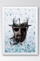Breaking Bad Çerçeveli Tablo - Dizi Afişi Poster Tablo