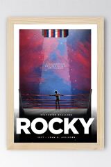 Rocky Çerçeveli Tablo - Rocky Fim Posteri Tablo