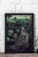 Yüzüklerin Efendisi Çerçeveli Tablo - The Shire PosterTablo