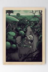 Yüzüklerin Efendisi Çerçeveli Tablo - The Shire PosterTablo