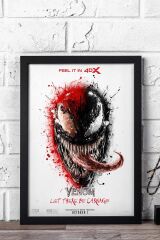 Venom Çerçeveli Tablo - Marvel Film Posteri Tablo