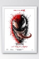 Venom Çerçeveli Tablo - Marvel Film Posteri Tablo