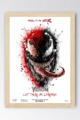 Venom Çerçeveli Tablo - Marvel Film Posteri Tablo