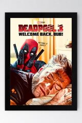 Deadpool Wolverine Çerçeveli Tablo - Marvel Film Poster Tablo