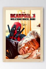 Deadpool Wolverine Çerçeveli Tablo - Marvel Film Poster Tablo