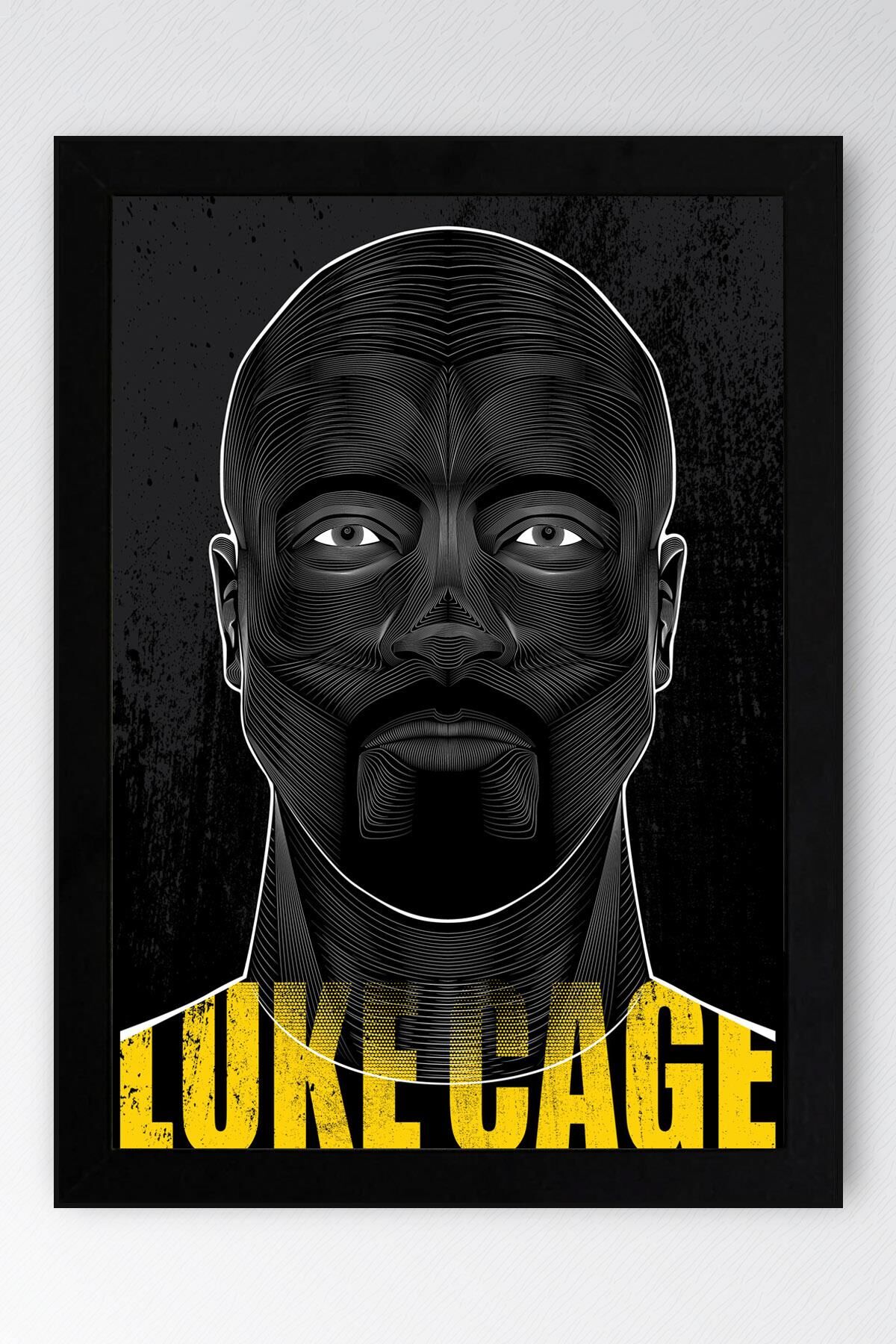 Luke Cage Çerçeveli Tablo - Marvel Dizi Posteri Tablo