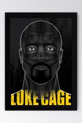 Luke Cage Çerçeveli Tablo - Marvel Dizi Posteri Tablo