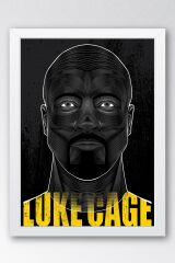 Luke Cage Çerçeveli Tablo - Marvel Dizi Posteri Tablo