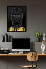 Luke Cage Çerçeveli Tablo - Marvel Dizi Posteri Tablo
