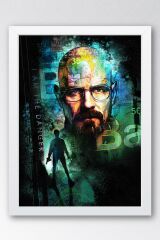 Breaking Bad Çerçeveli Tablo - Dizi Afişi Poster Tablo