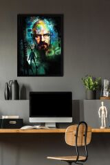 Breaking Bad Çerçeveli Tablo - Dizi Afişi Poster Tablo