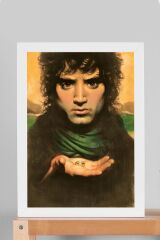 Yüzüklerin Efendisi Çerçeveli Tablo - Frodo Baggins Posteri Tablo