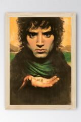 Yüzüklerin Efendisi Çerçeveli Tablo - Frodo Baggins Posteri Tablo
