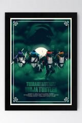 Ninja Kaplumbağalar Çerçeveli Tablo - Teenage Mutant Ninja Turtles Film Posteri Tablo