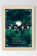 Ninja Kaplumbağalar Çerçeveli Tablo - Teenage Mutant Ninja Turtles Film Posteri Tablo